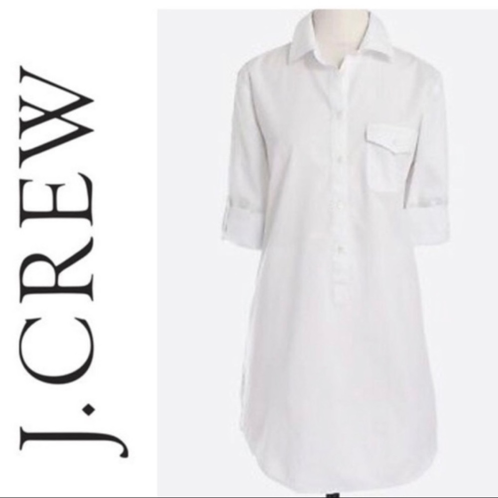 J. Crew White Tunic